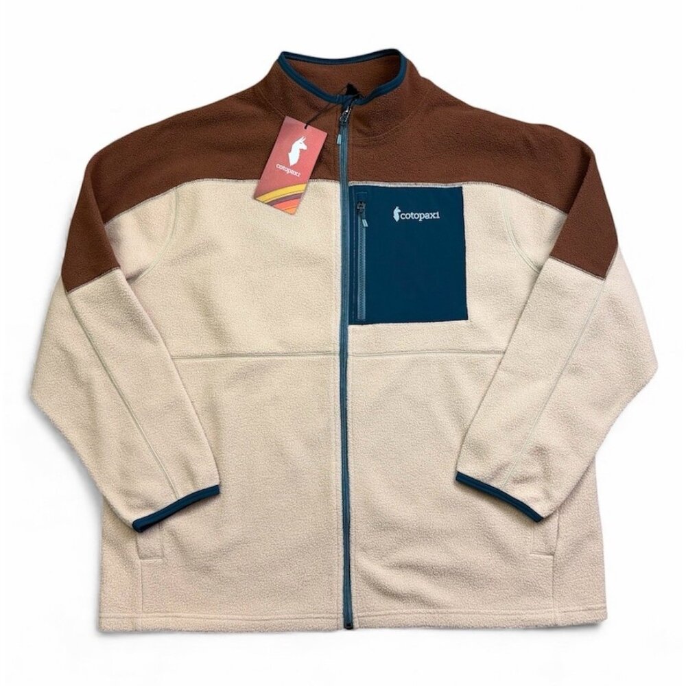 Cotopaxi XXL Abrazo FULL ZIP Fleece Jacket Men’s Acorn/oatmeal